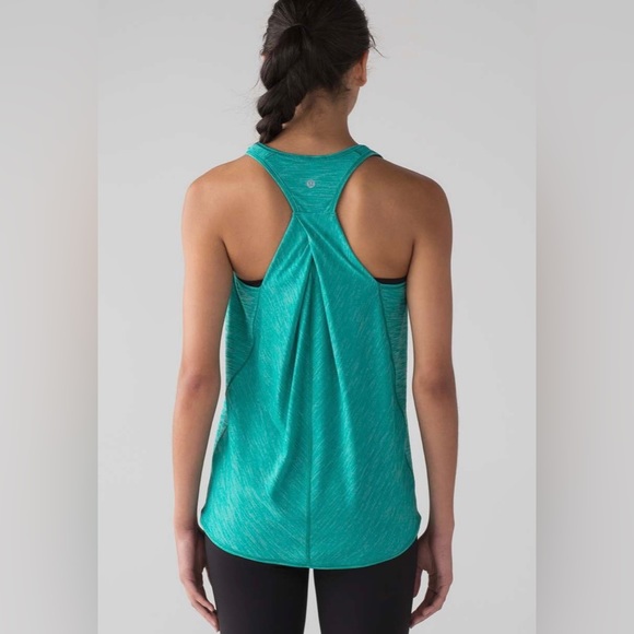 lululemon athletica Tops - NWT Lululemon Essential Tank Top Aqua Color Size 8